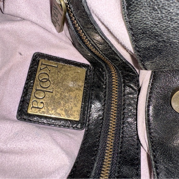 Kooba Black Studded Hobo Bag - Picture 3 of 3